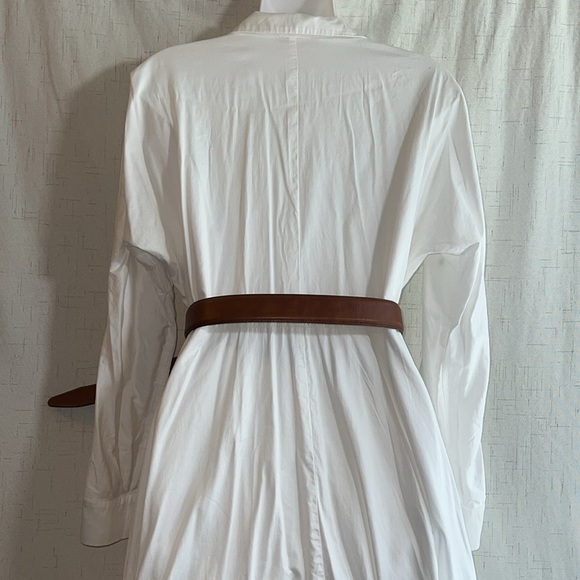 Maje Renaline White Cotton T-Shirt Midi Dress Size 2 US Medium - Picture 8 of 13
